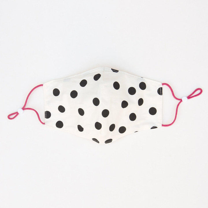 Scattered Spot Print Cotton Face Mask-Beaumonde
