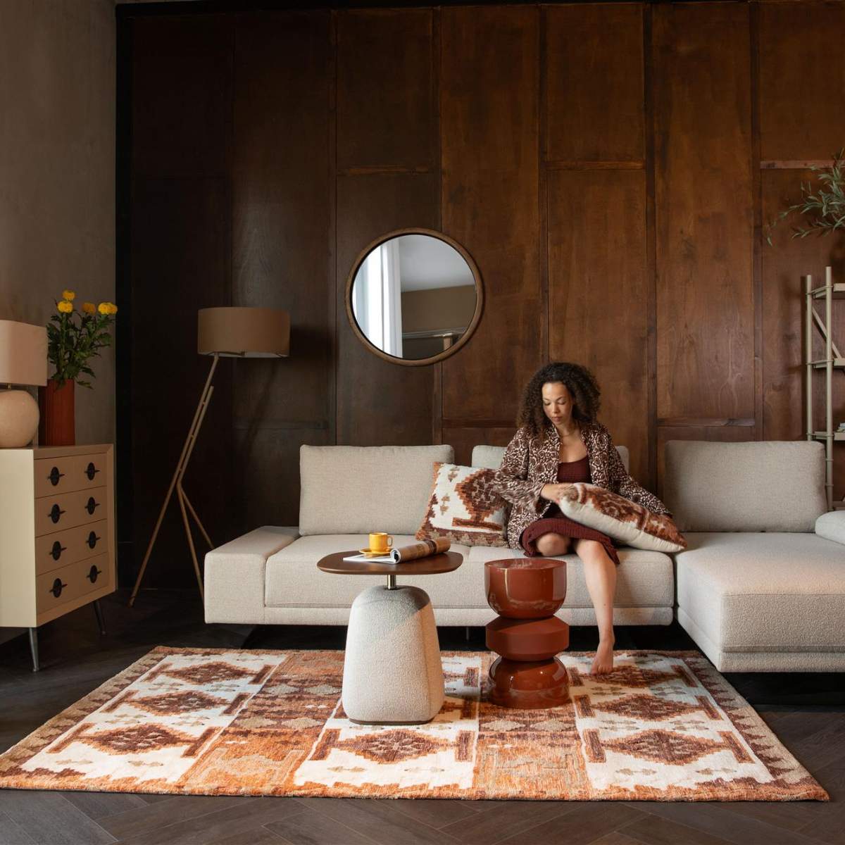 Dutch Bone Carpet Maron