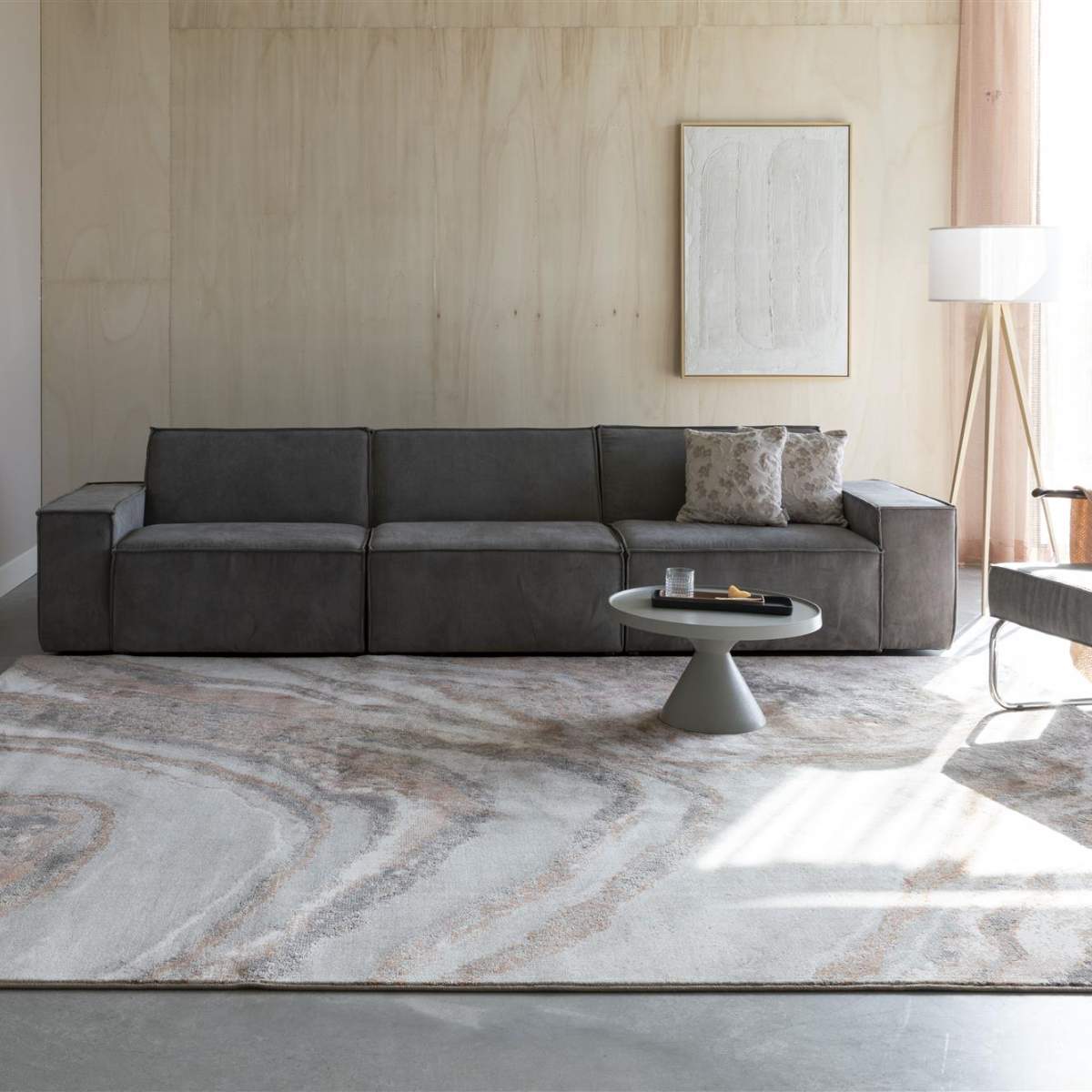 Zuiver Carpet Solar Grey/Terra
