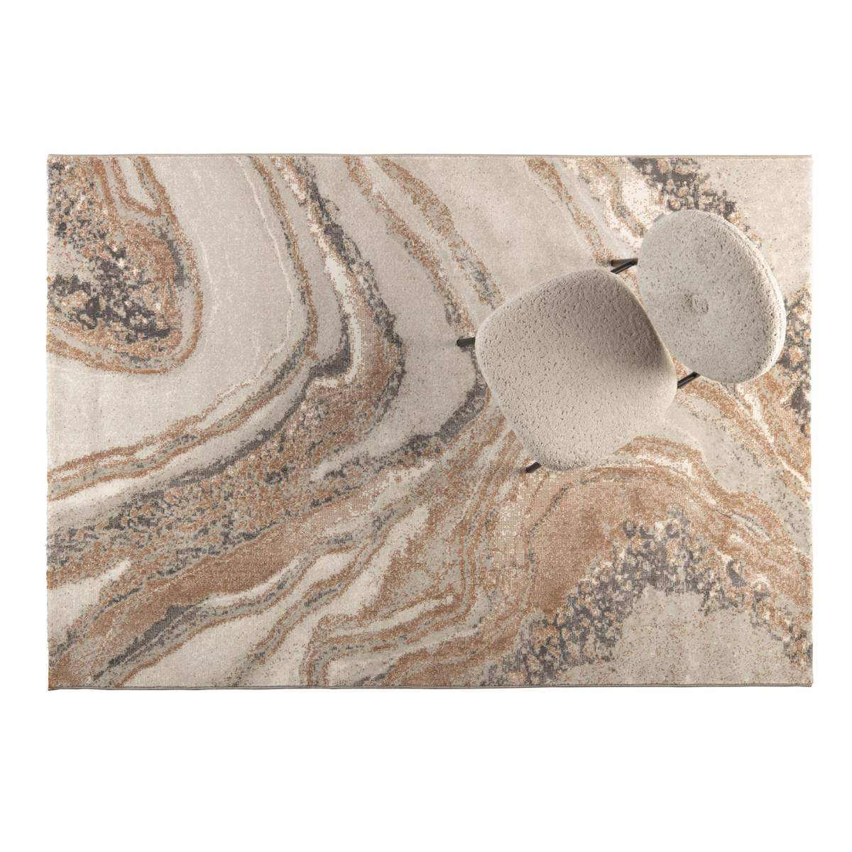 Zuiver Carpet Solar Grey/Terra