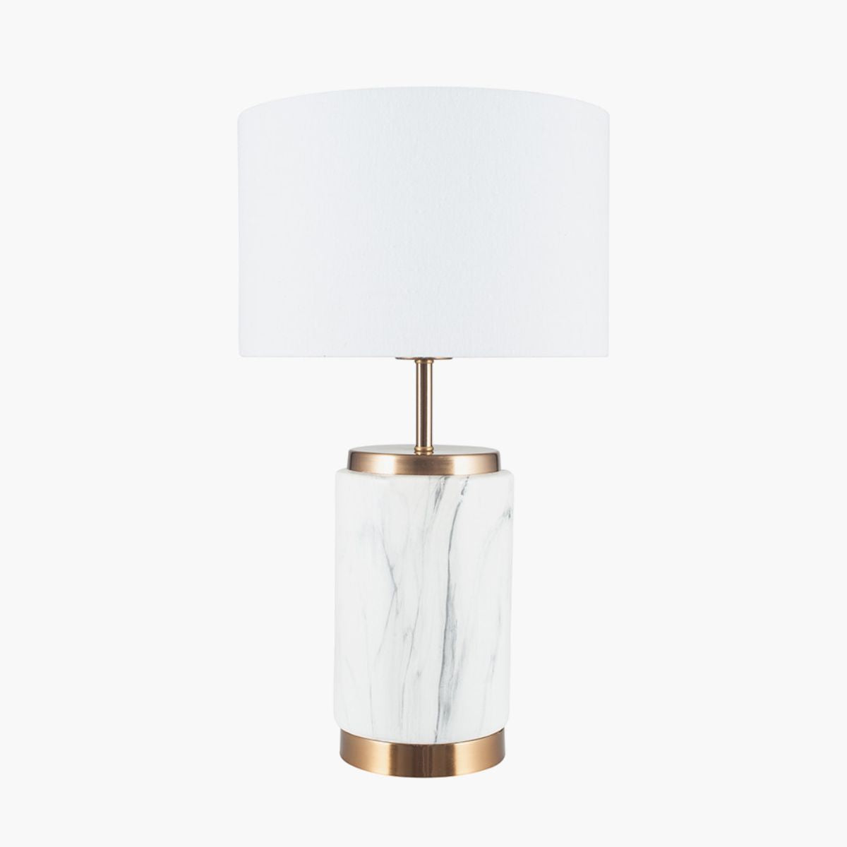 Pacific Lifestyle Carrara Marble Effect Ceramic Table Lamp