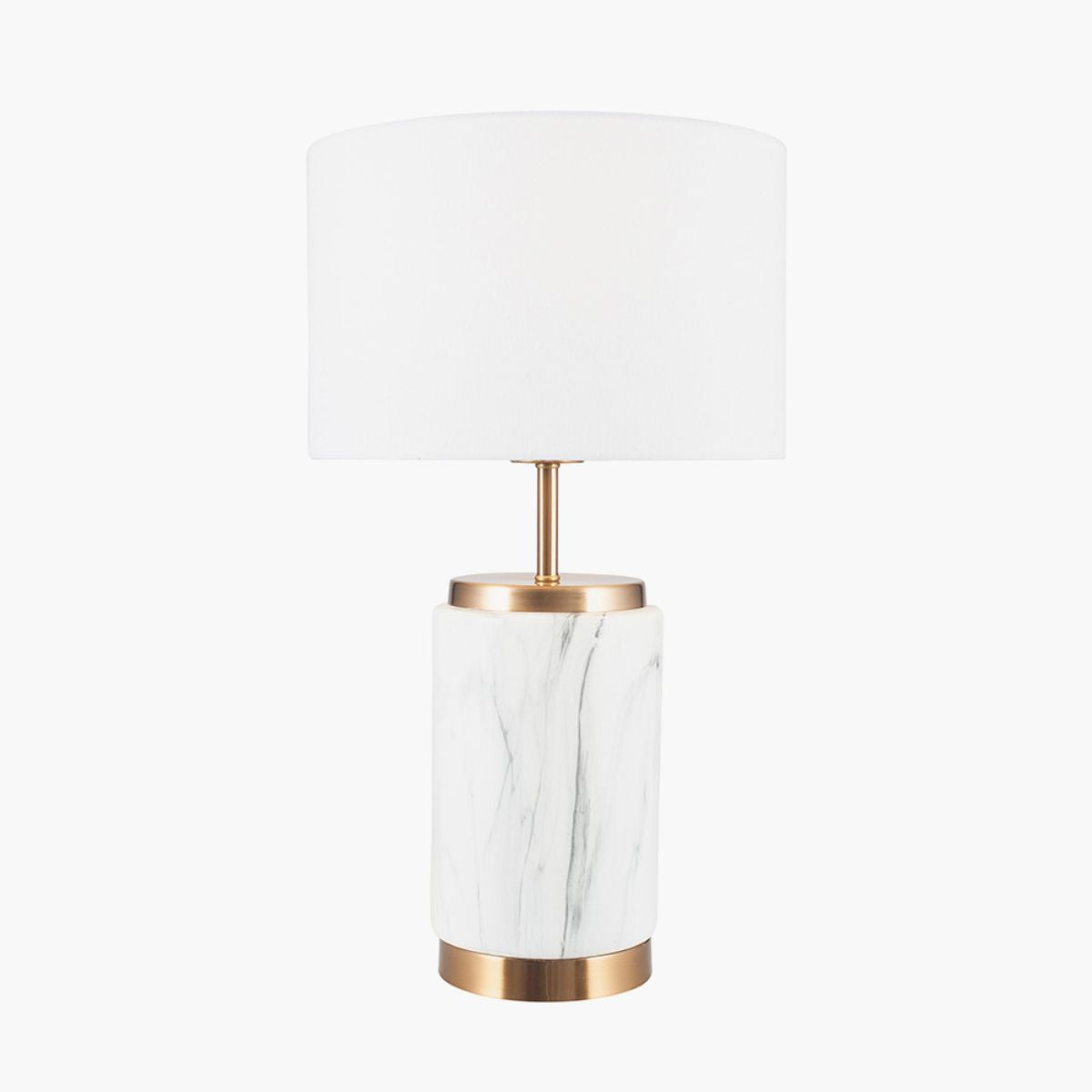 Pacific Lifestyle Carrara Marble Effect Ceramic Table Lamp