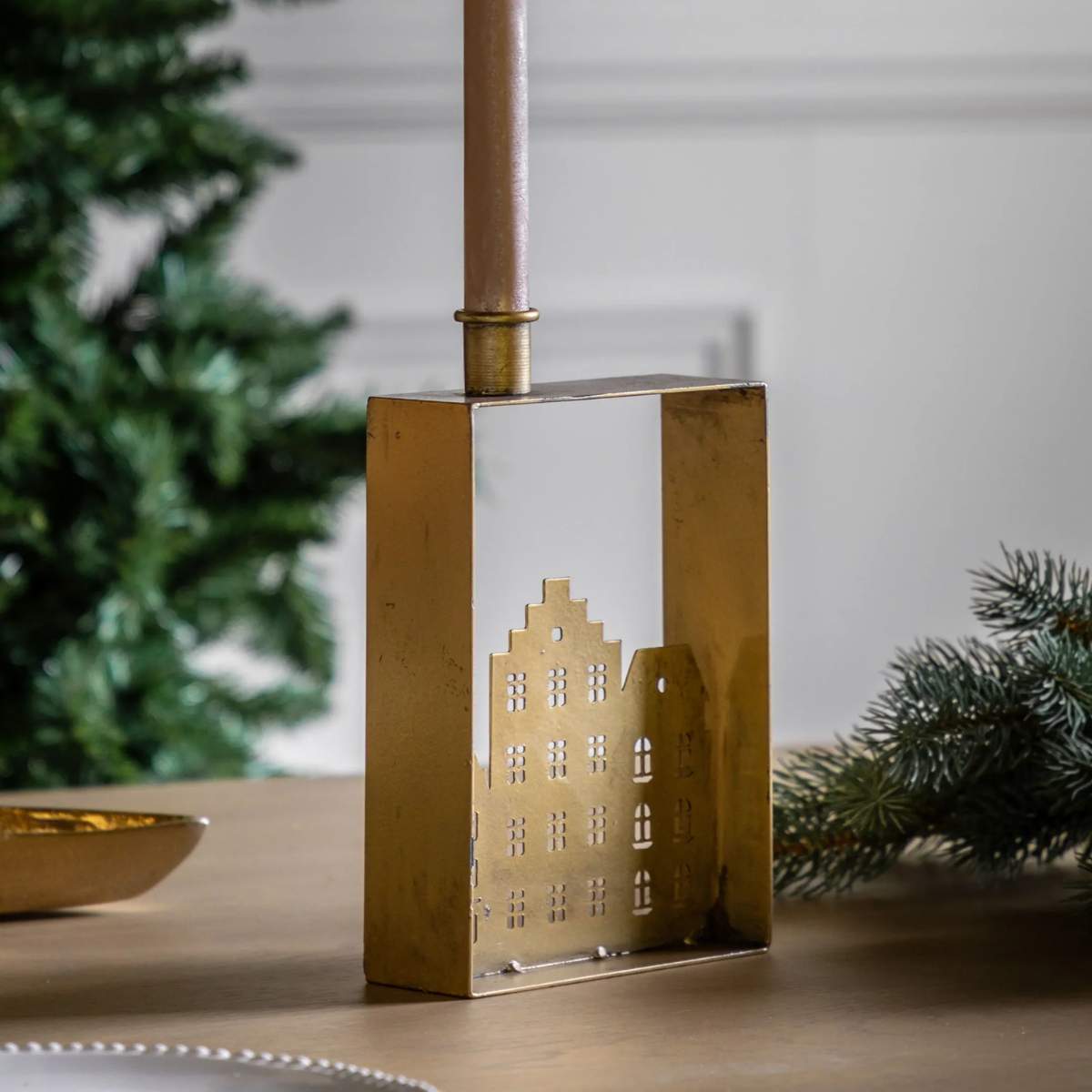 Gallery Direct Casa Candleholder Small Gold