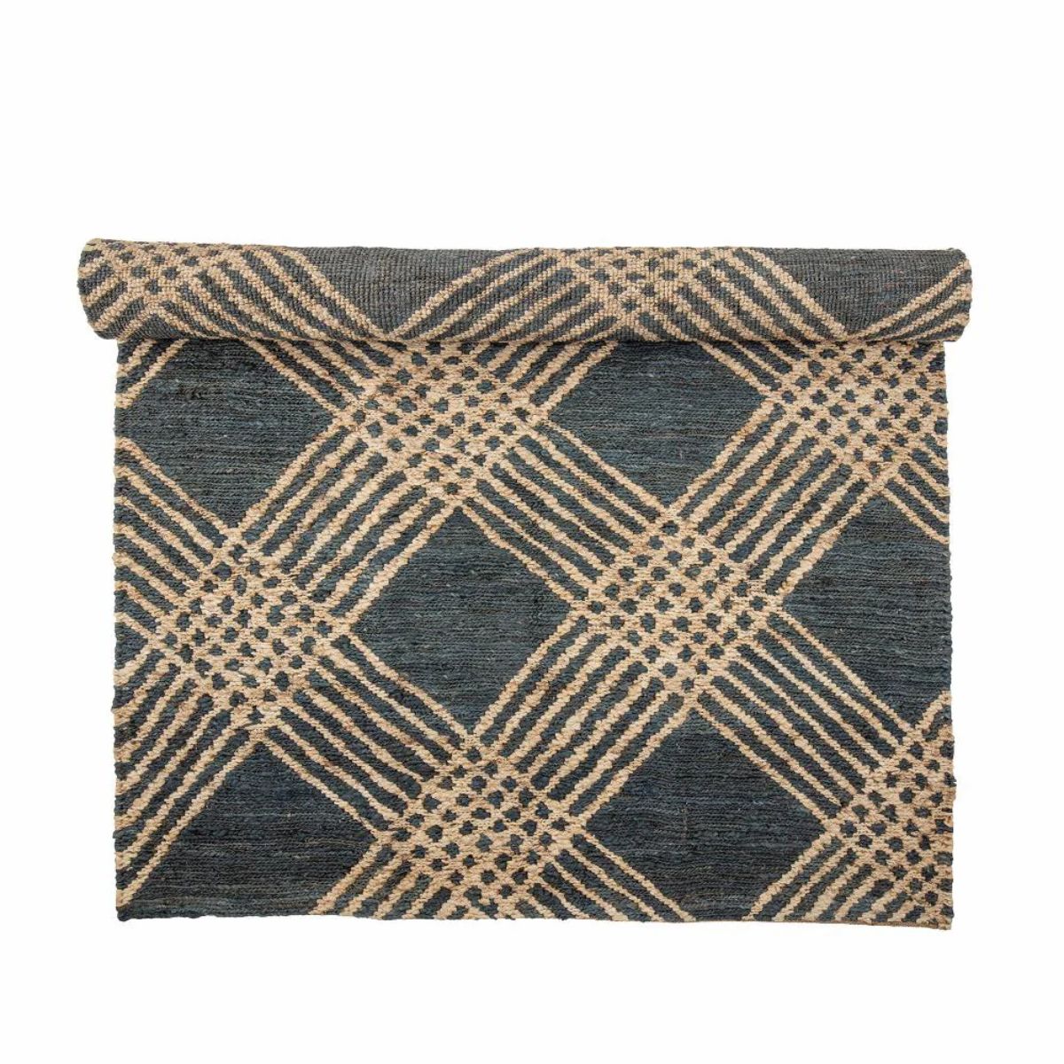 Bloomingville Cat Natural Jute Rug - Black