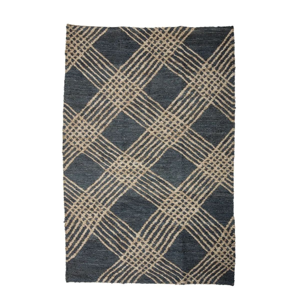 Bloomingville Cat Natural Jute Rug - Black