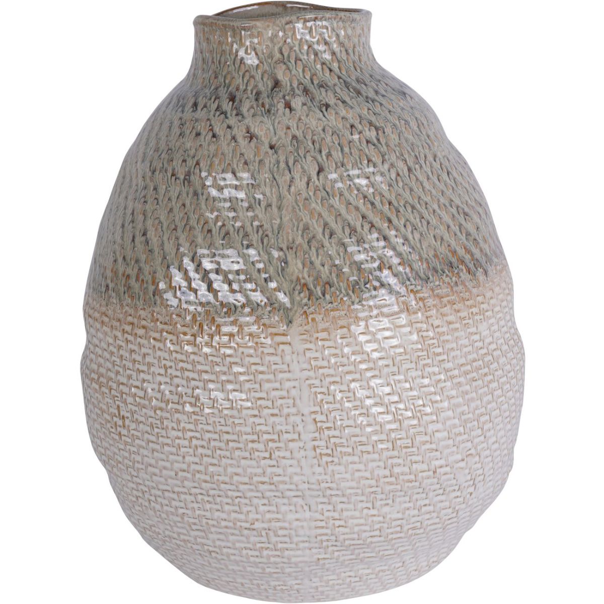 Libra Interiors Ceramic Woven Vase Extra Large