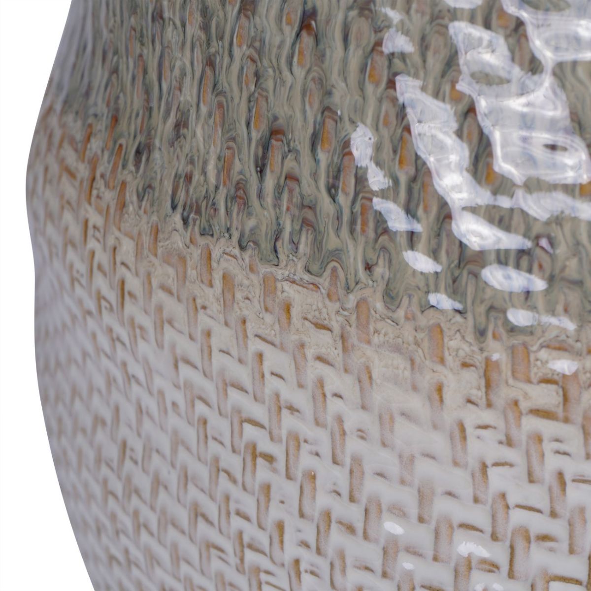 Libra Interiors Ceramic Woven Vase Extra Large