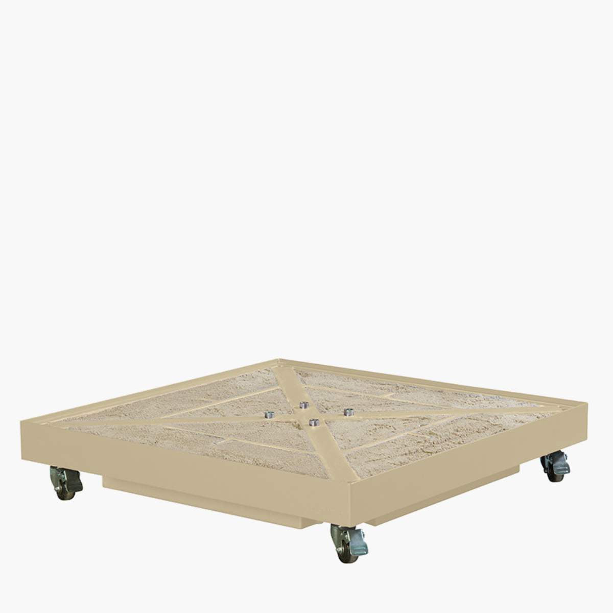 Pacific Lifestyle Ceramica Sandstone 40KG Wheeled Parasol Base