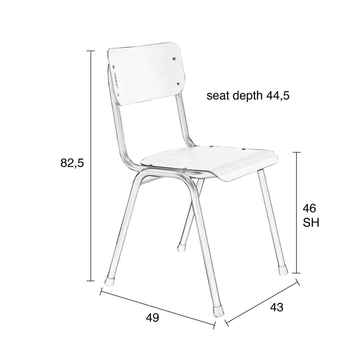 Zuiver Chair Back To School Outdoor