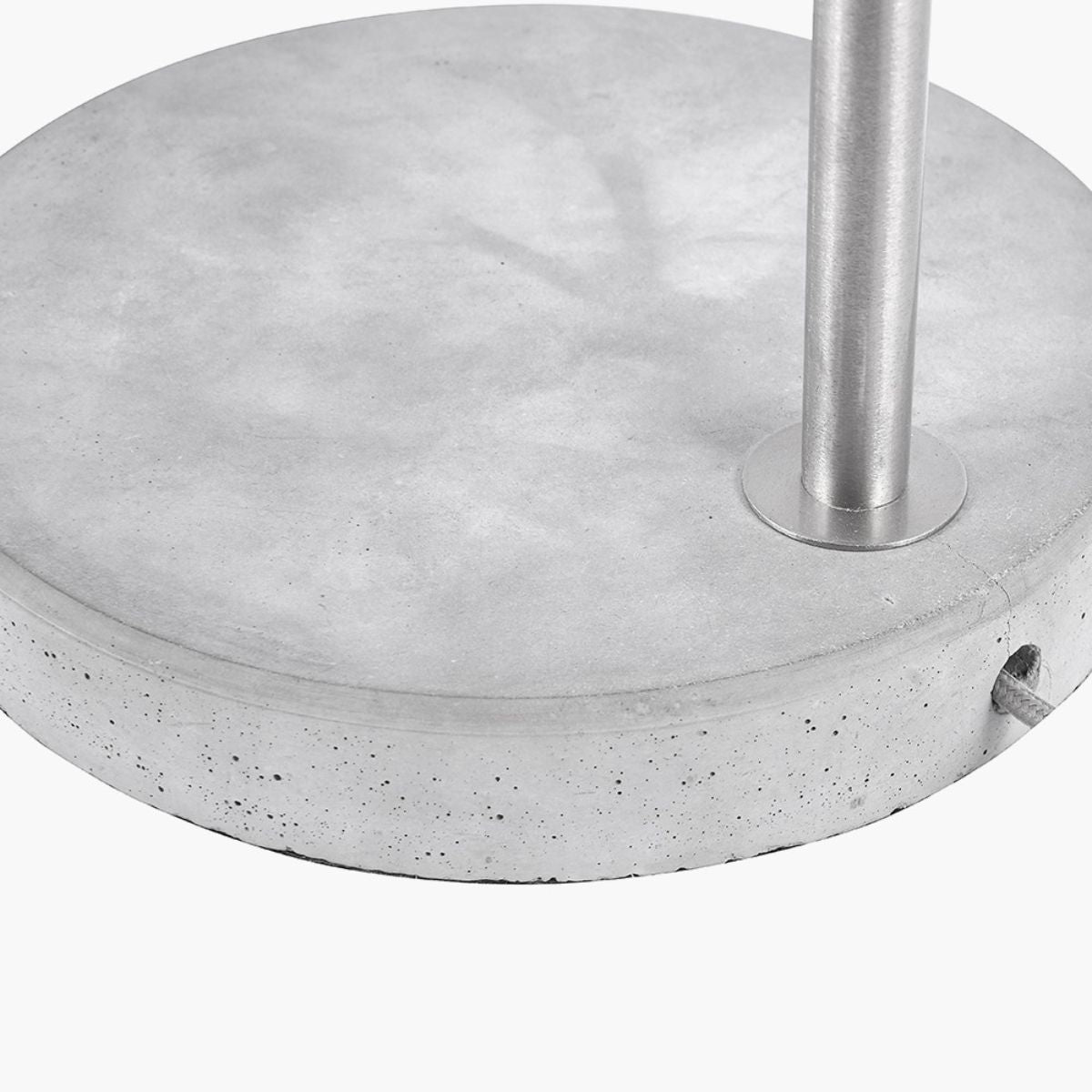 Pacific Lifestyle Chaplin Concrete and Brushed Chrome Table Lamp