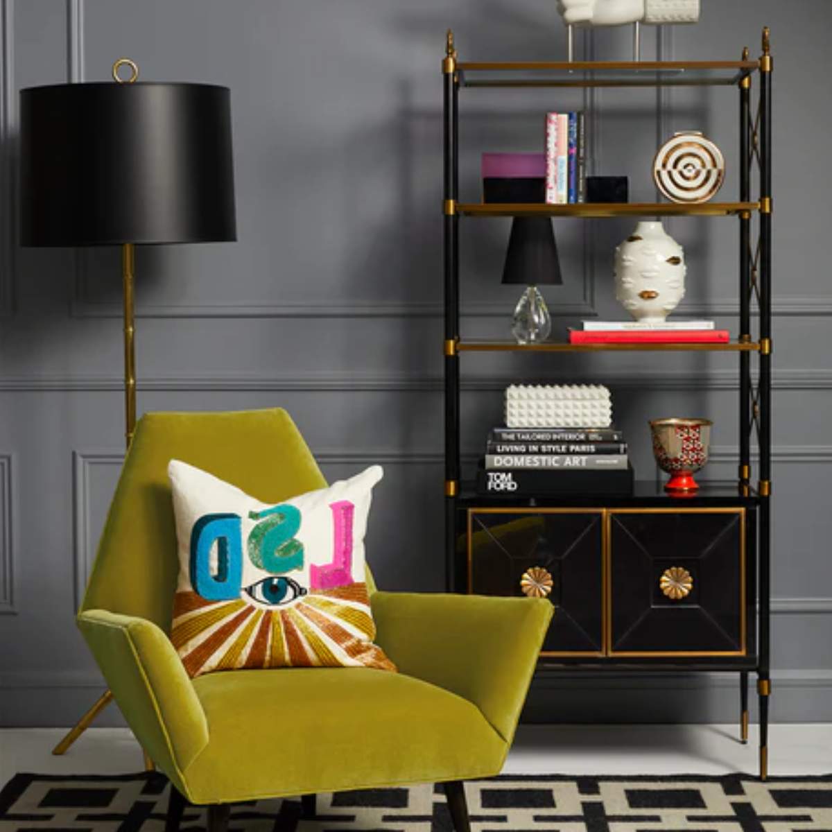 Jonathan Adler Charade Square Studded Box