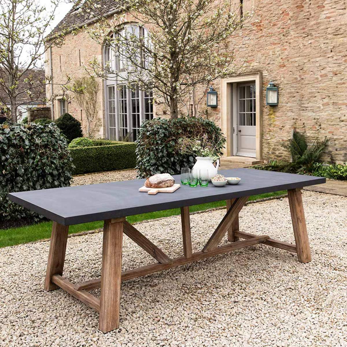 Garden Trading Chilford Dining Table Grey