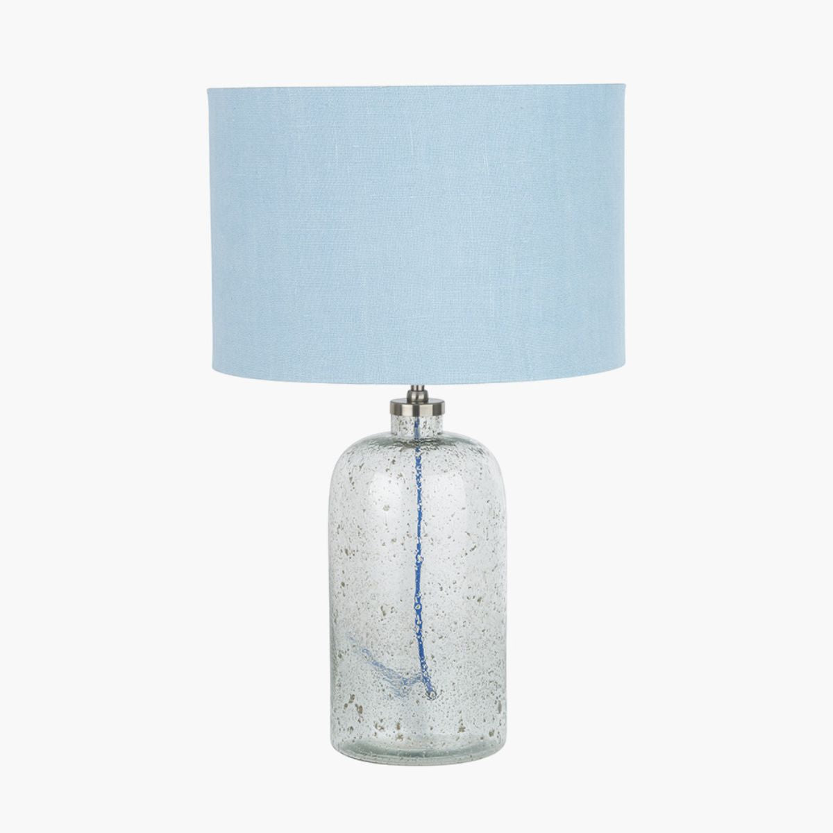 Designers Guild Chinon Glass Table Lamp Base and Shade Delft