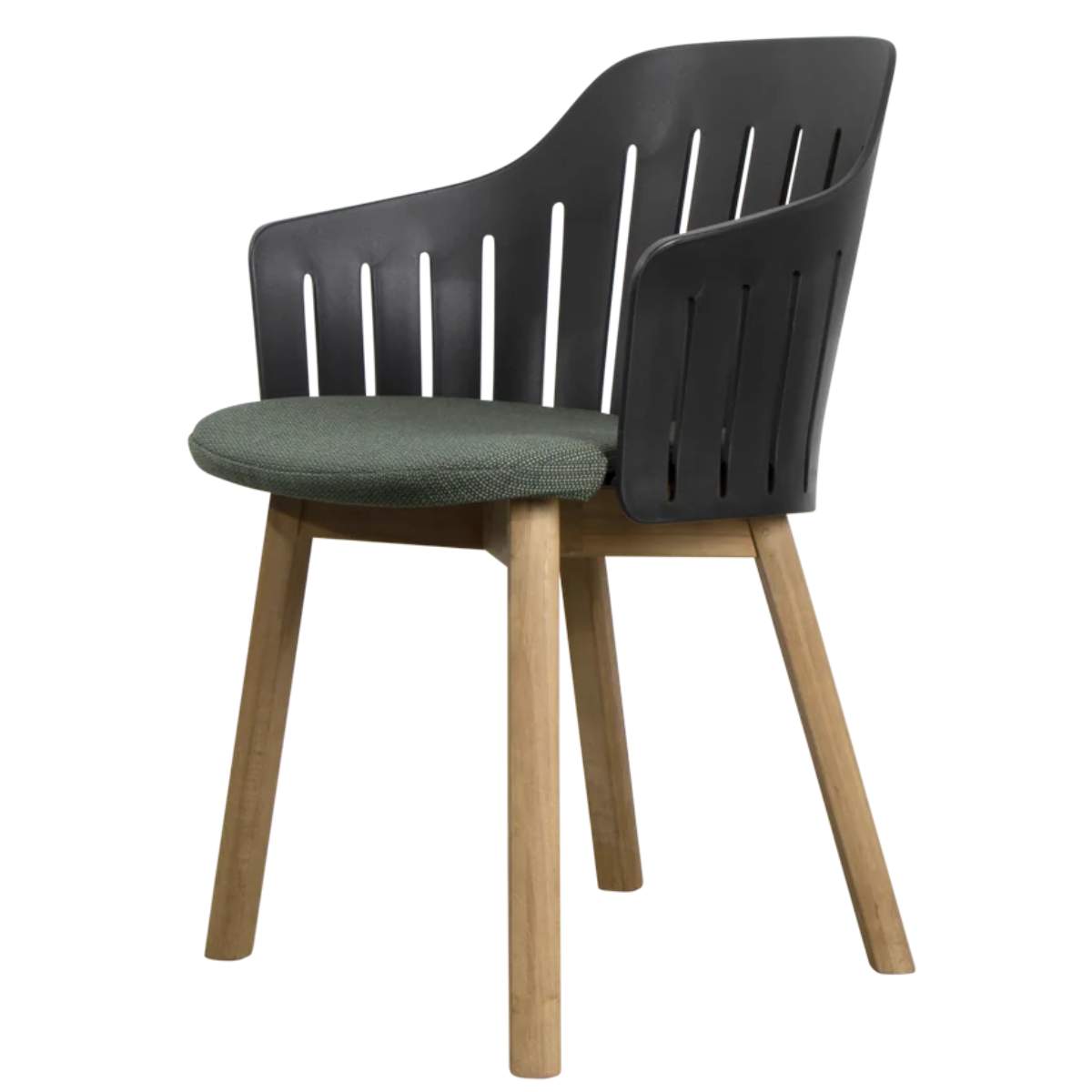 Cane-line Choice Chair Black and Dark Green
