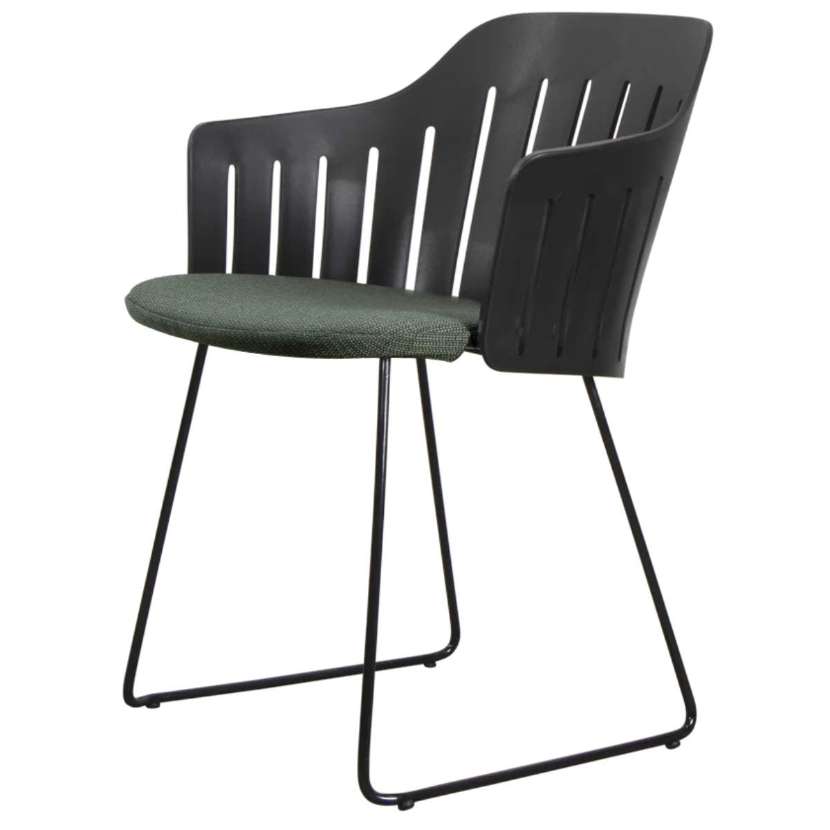 Cane-line Choice Chair Black and Dark Green