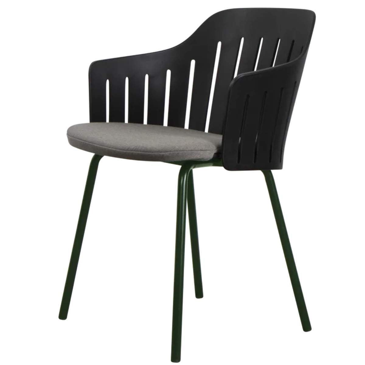 Cane-line Choice Chair Black and Dark Green