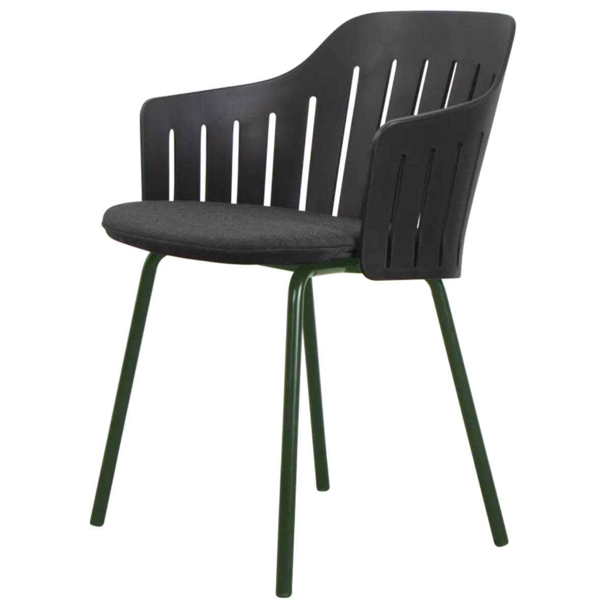 Cane-line Choice Chair Black and Dark Green