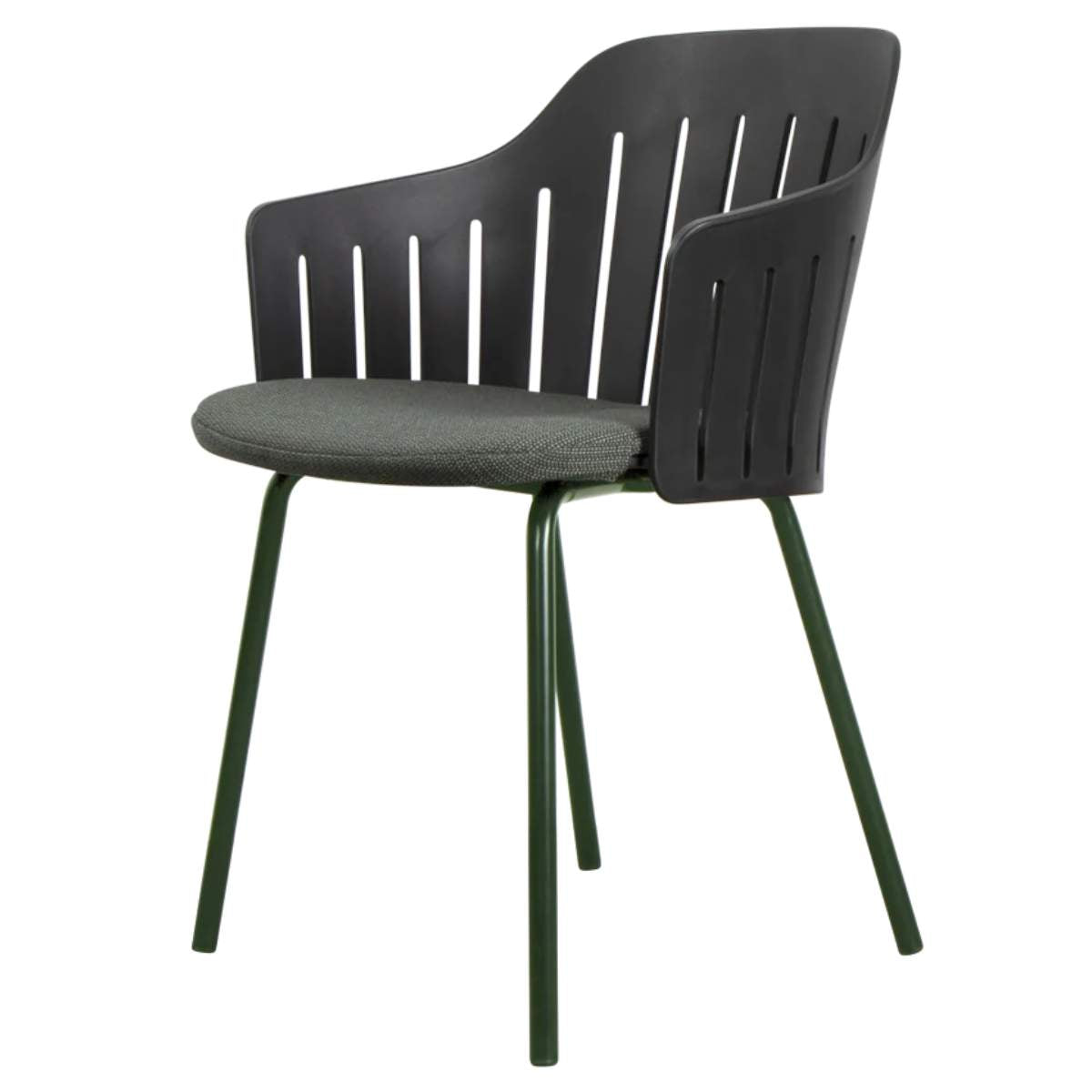 Cane-line Choice Chair Black and Dark Green