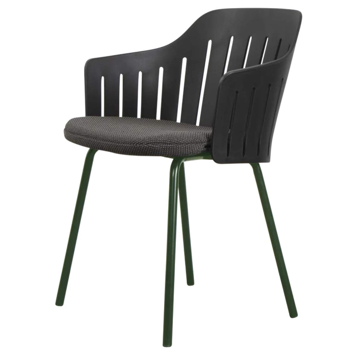 Cane-line Choice Chair Black and Dark Green