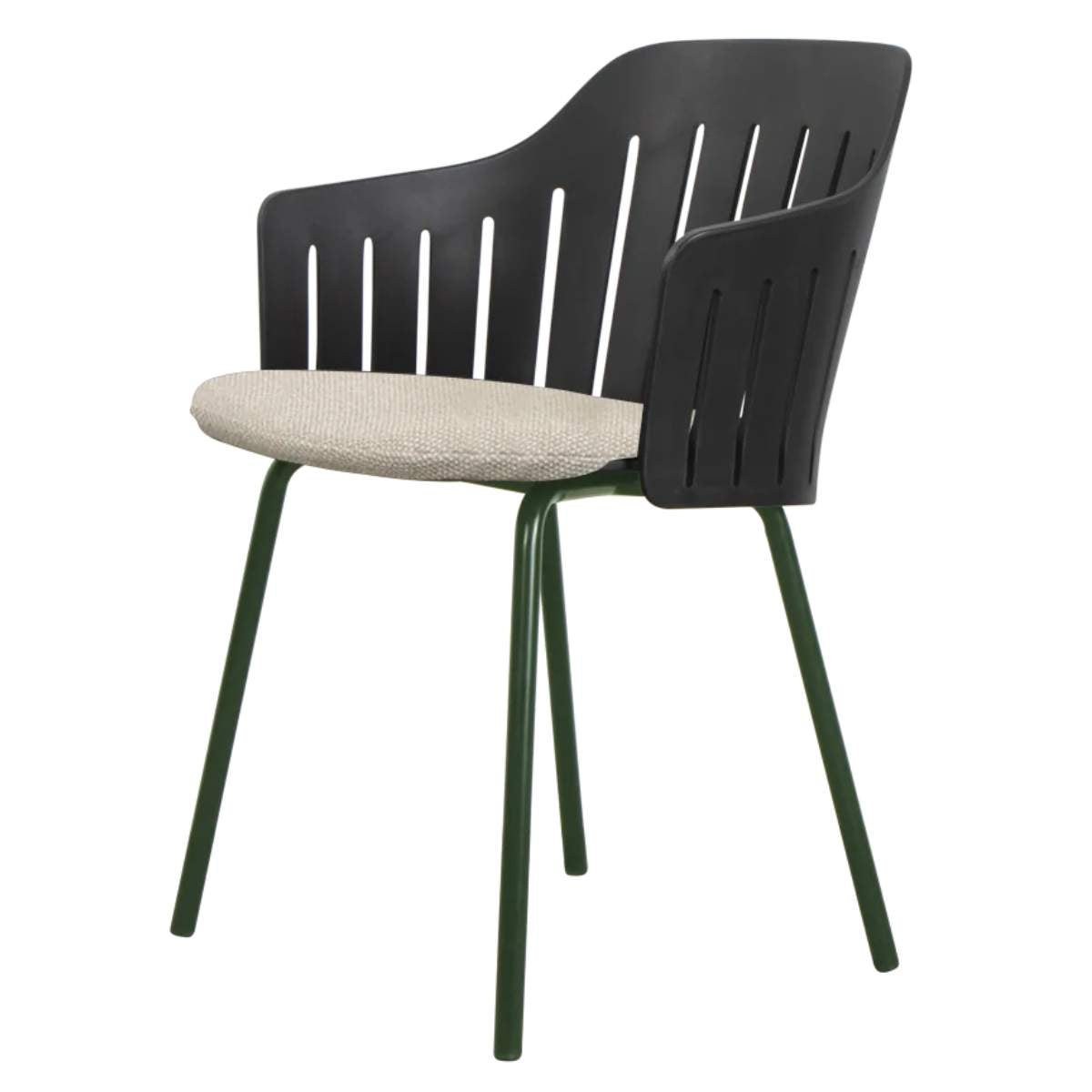 Cane-line Choice Chair Black and Dark Green