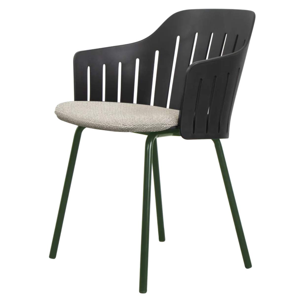Cane-line Choice Chair Black and Dark Green