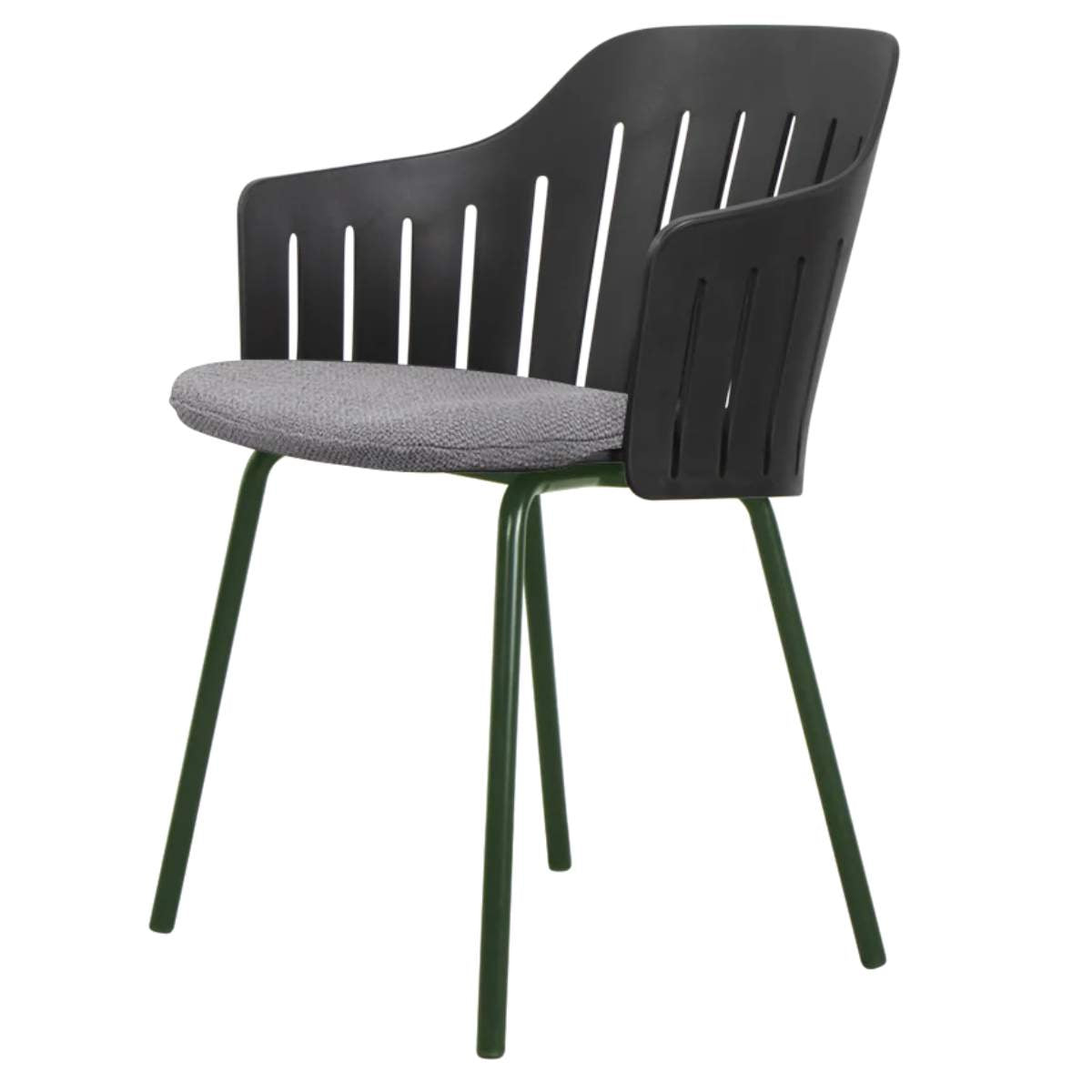 Cane-line Choice Chair Black and Dark Green
