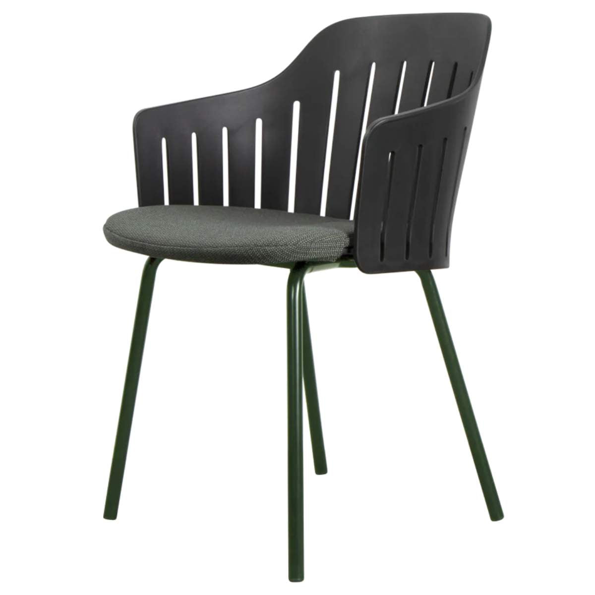 Cane-line Choice Chair Black and Dark Green