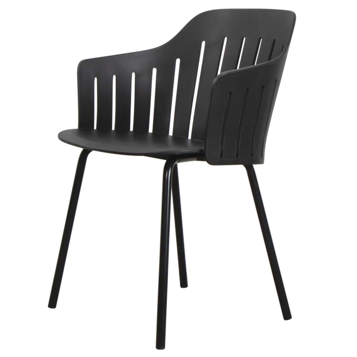 Cane-line Choice Chair Black and Dark Green