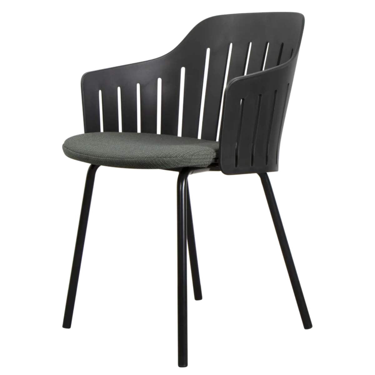 Cane-line Choice Chair Black and Dark Green