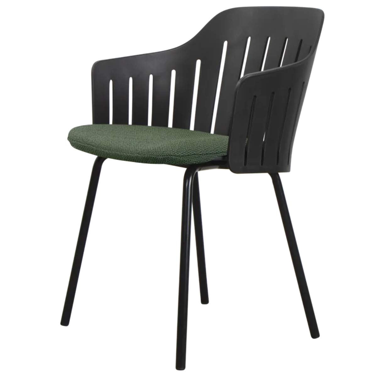 Cane-line Choice Chair Black and Dark Green
