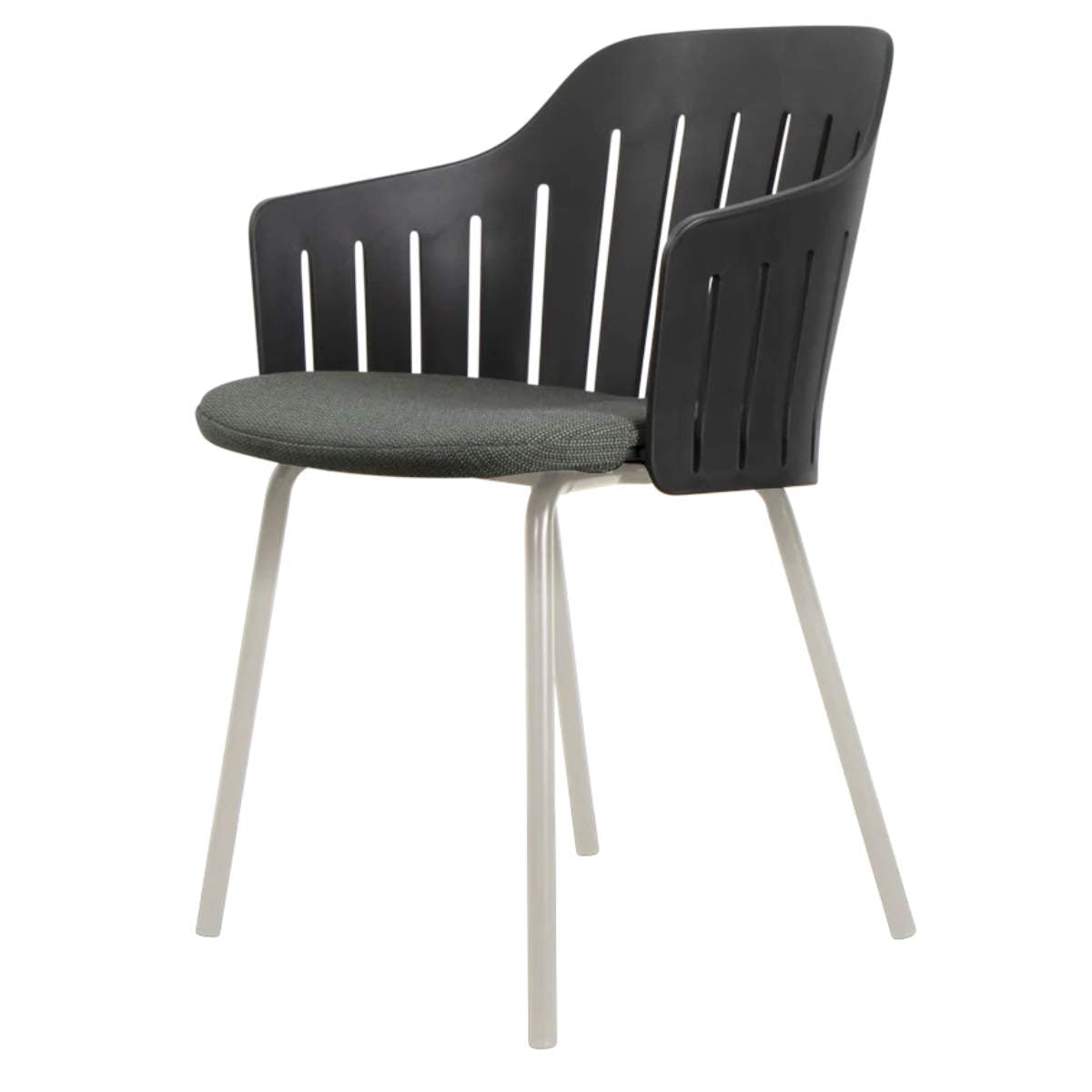 Cane-line Choice Chair Black and Dark Green