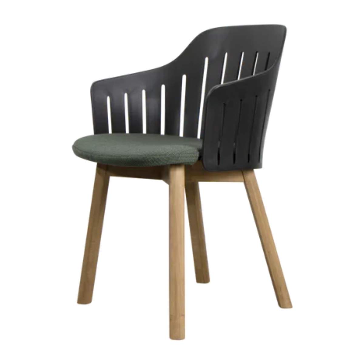 Cane-line Choice Chair Black and Dark Green