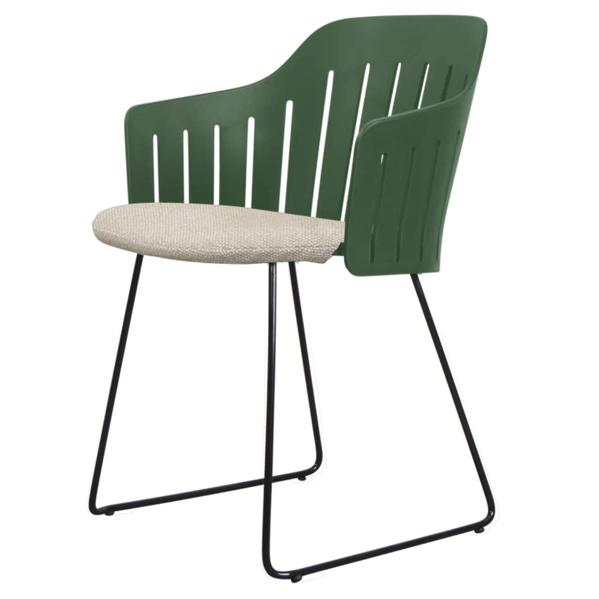 Cane-line Choice Chair Black and Dark Green