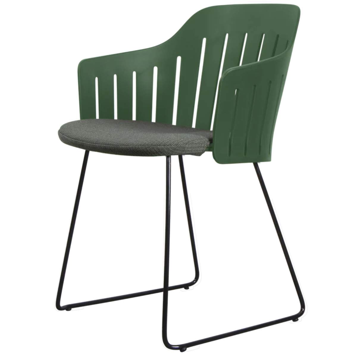 Cane-line Choice Chair Black and Dark Green