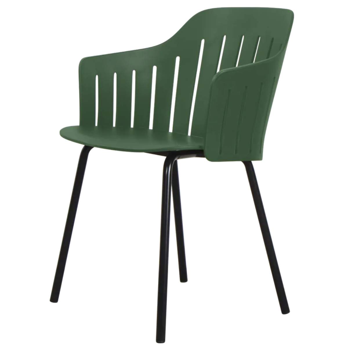 Cane-line Choice Chair Black and Dark Green