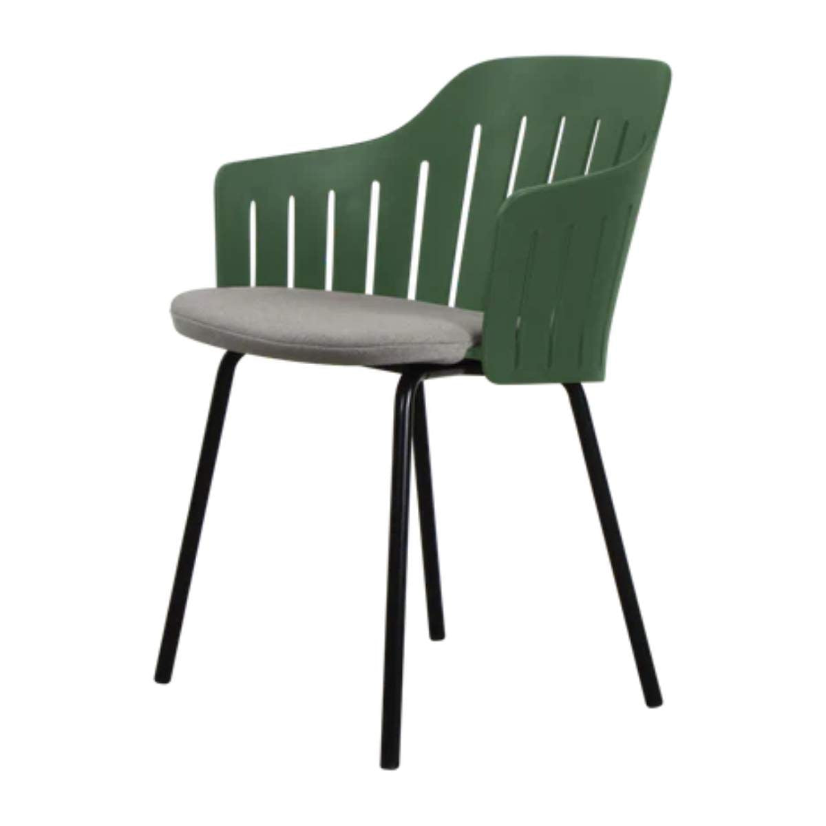 Cane-line Choice Chair Black and Dark Green