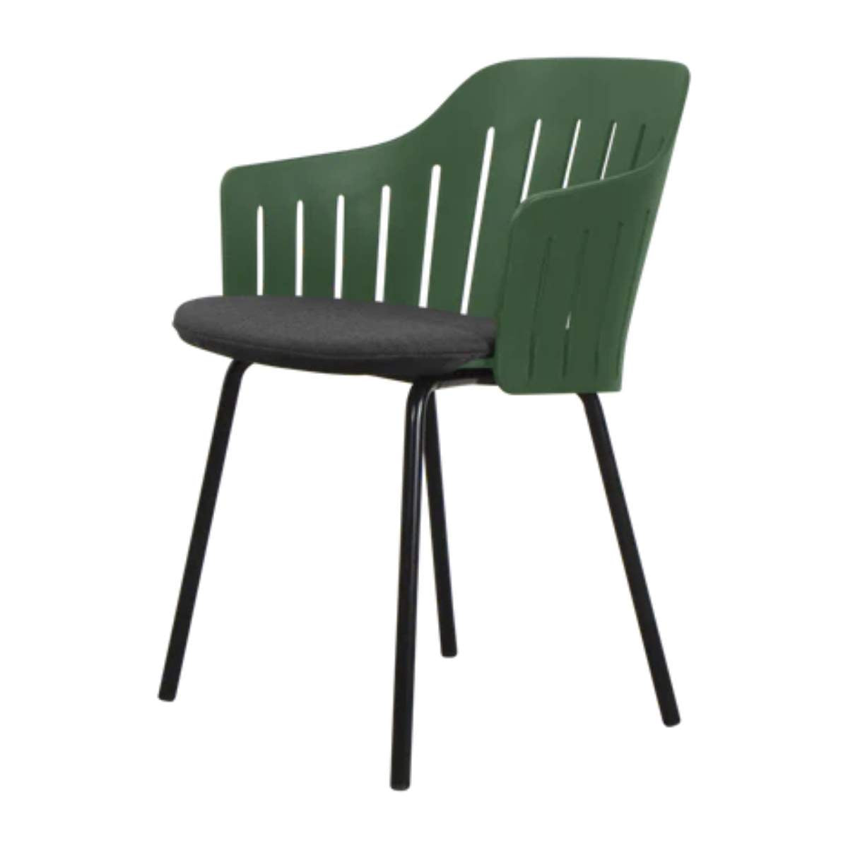 Cane-line Choice Chair Black and Dark Green