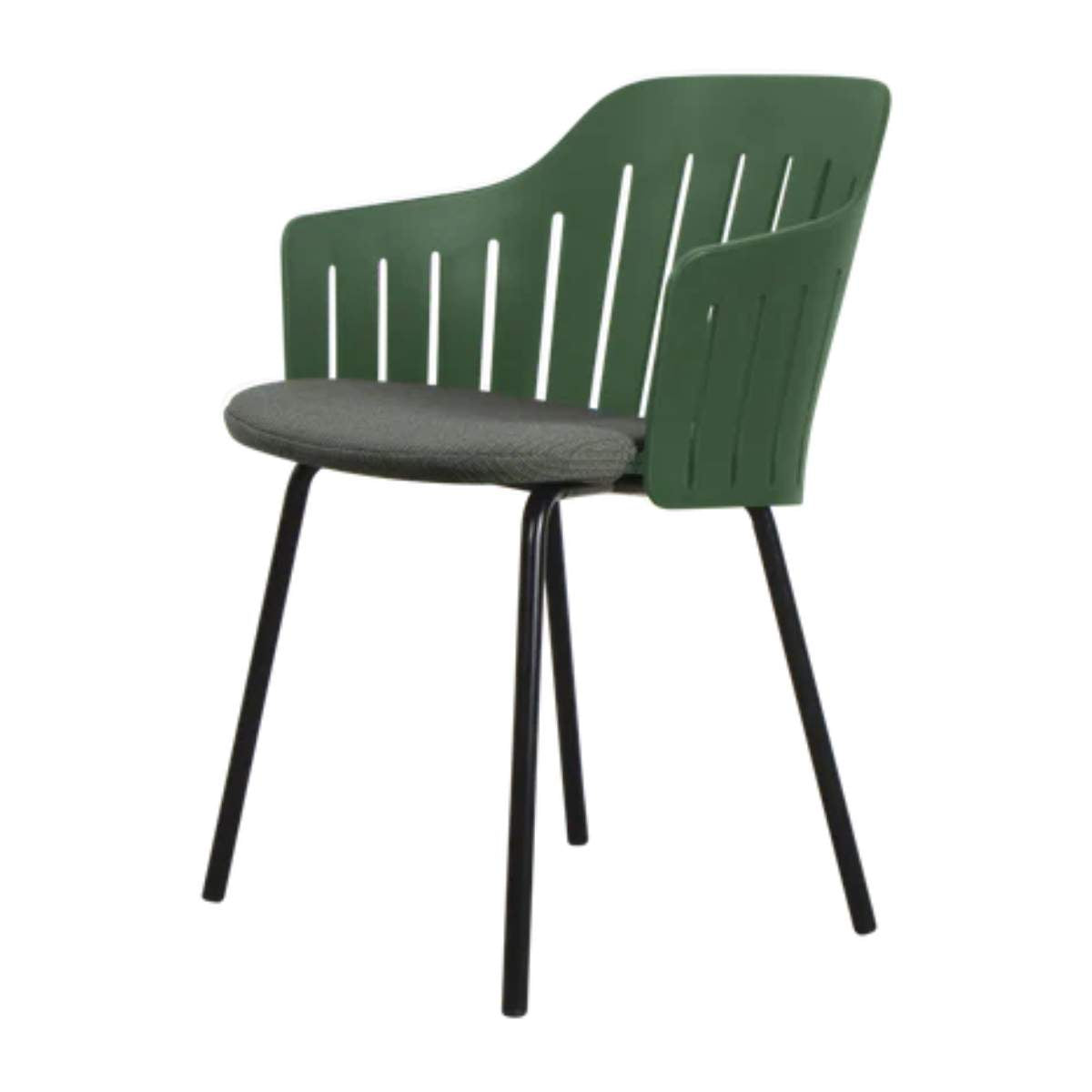 Cane-line Choice Chair Black and Dark Green