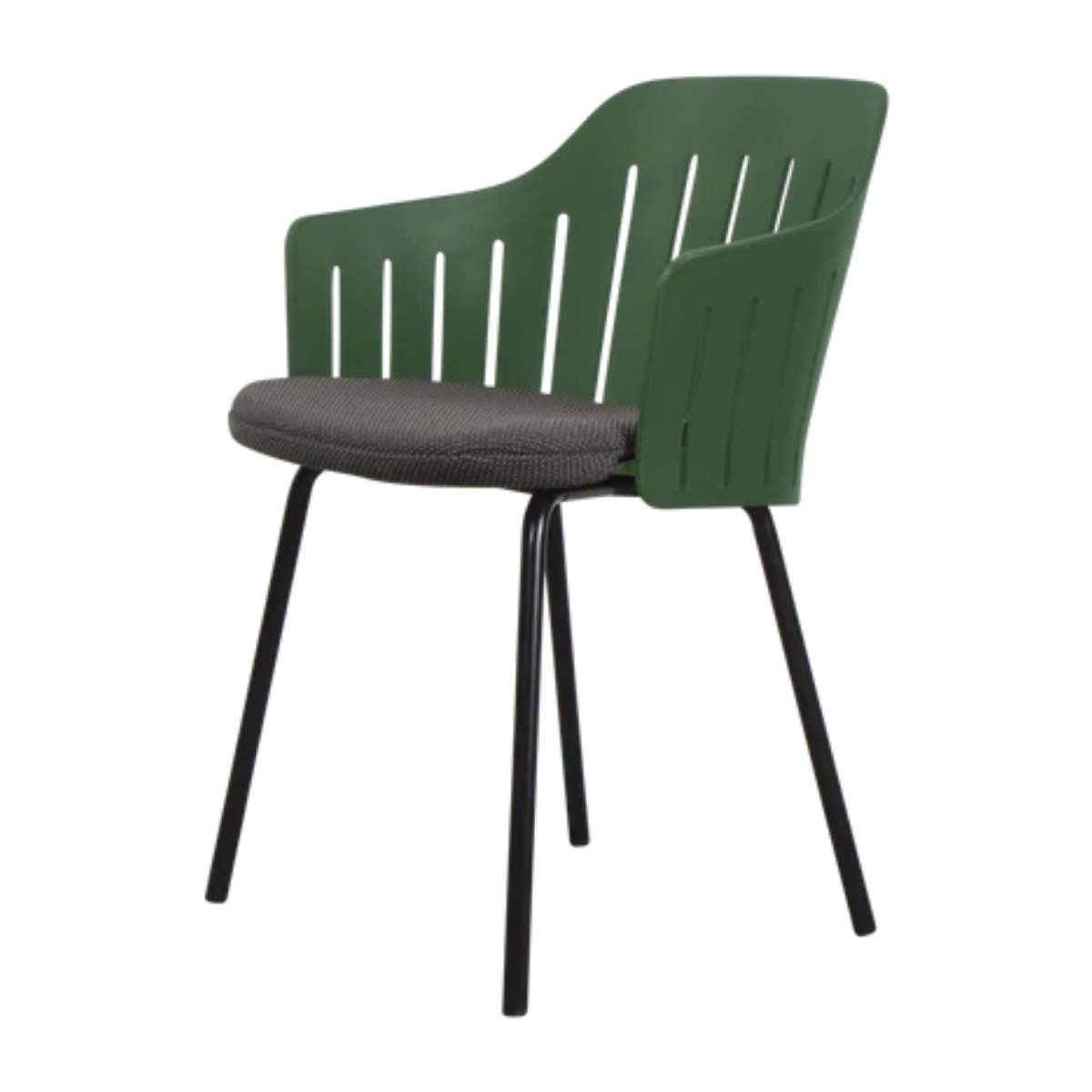 Cane-line Choice Chair Black and Dark Green