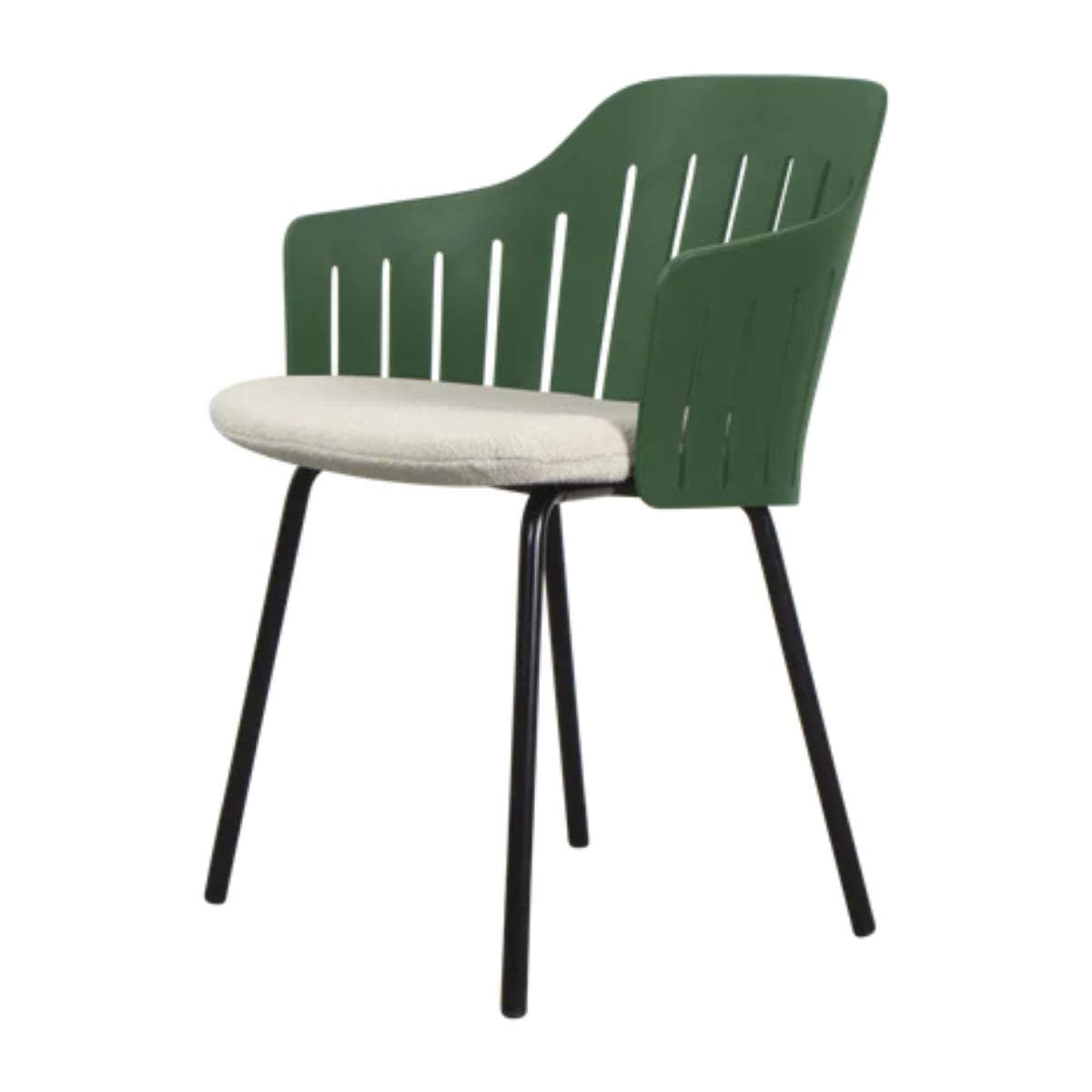 Cane-line Choice Chair Black and Dark Green