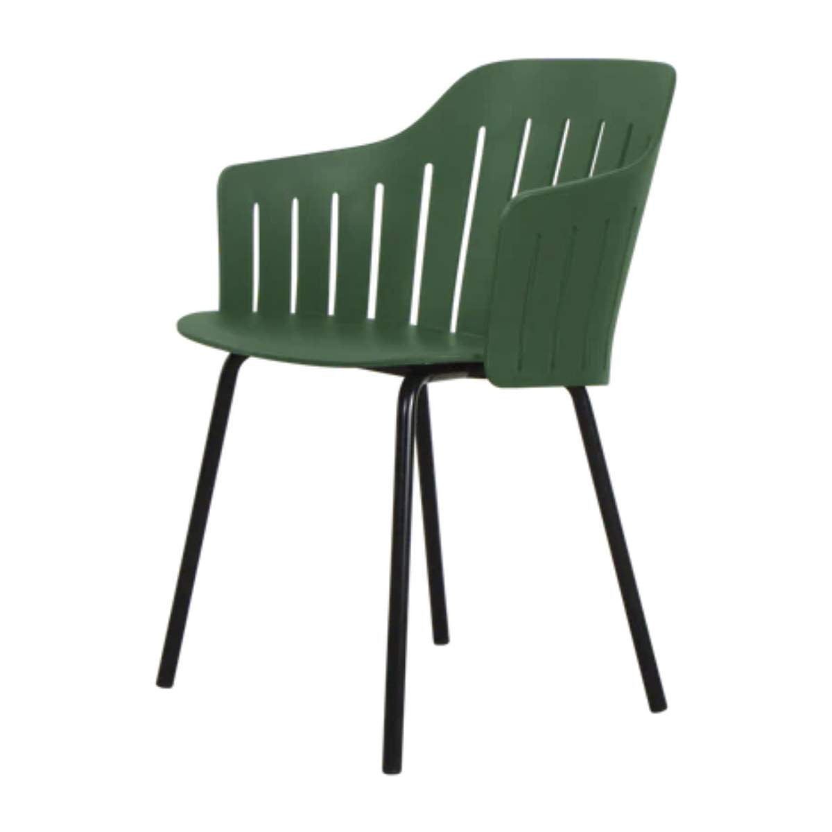 Cane-line Choice Chair Black and Dark Green