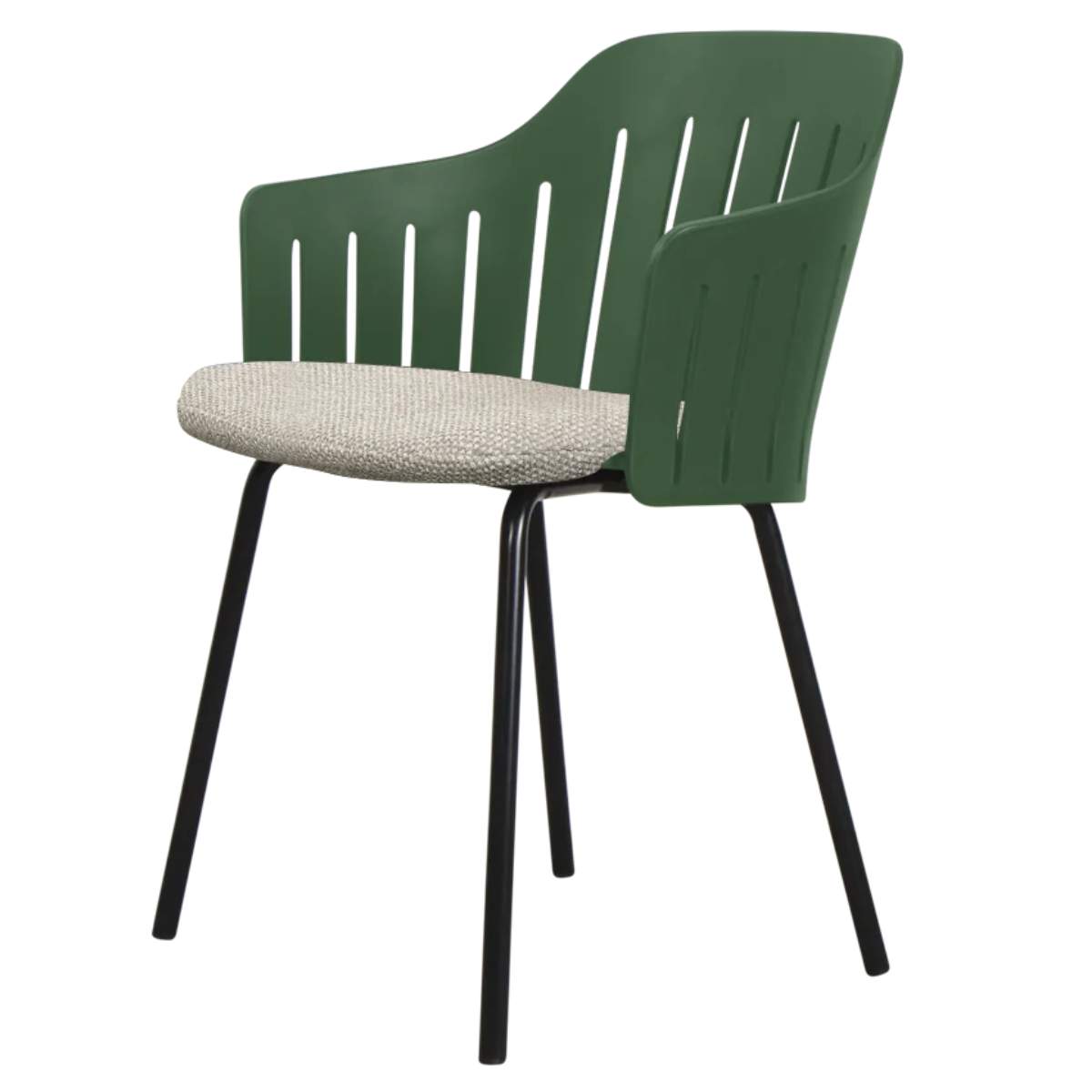Cane-line Choice Chair Black and Dark Green