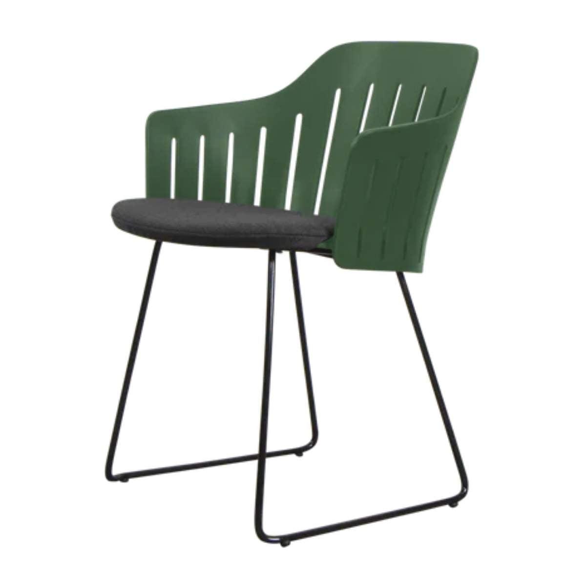 Cane-line Choice Chair Black and Dark Green