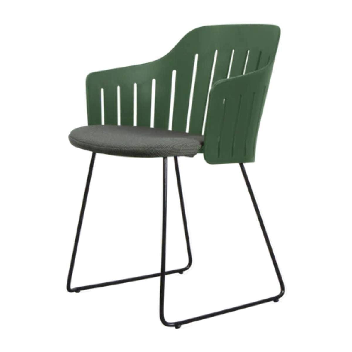 Cane-line Choice Chair Black and Dark Green