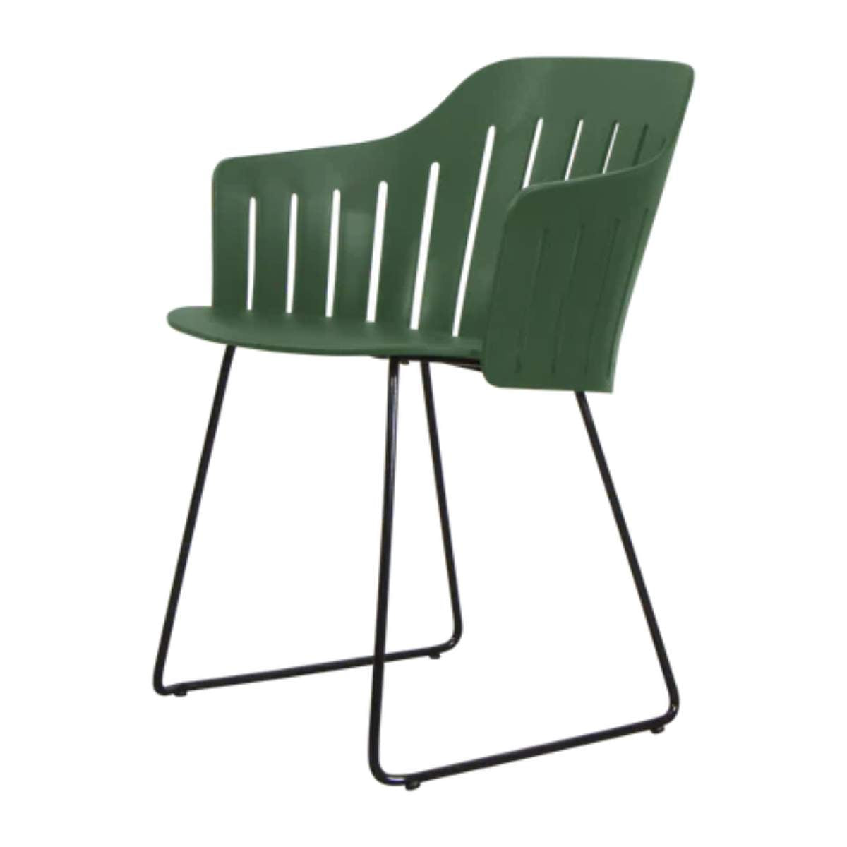 Cane-line Choice Chair Black and Dark Green
