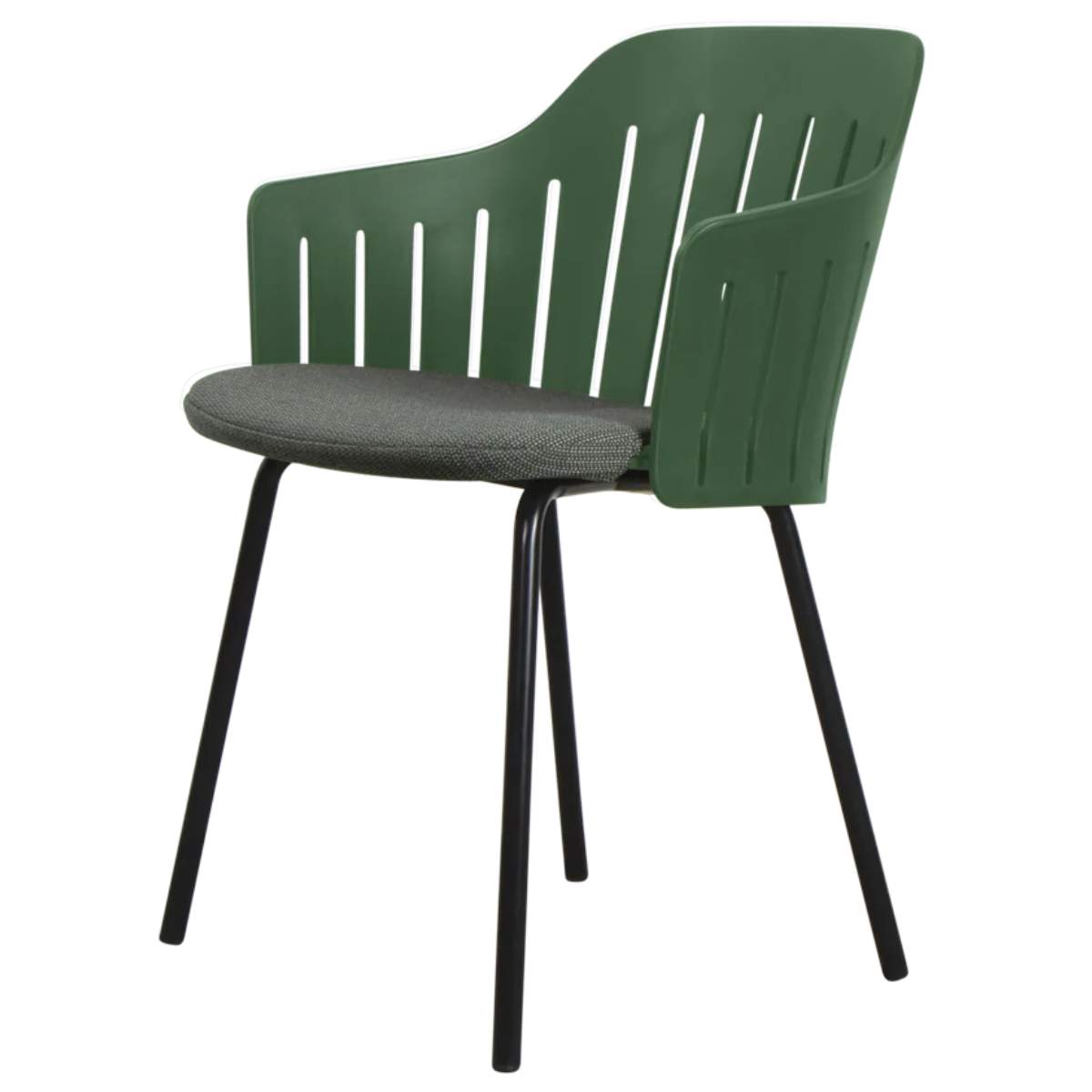 Cane-line Choice Chair Black and Dark Green