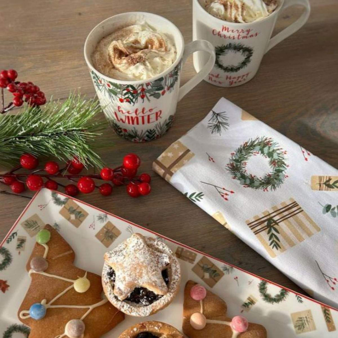 Mindy Brownes Christmas Spirit Set Of 6 Mugs