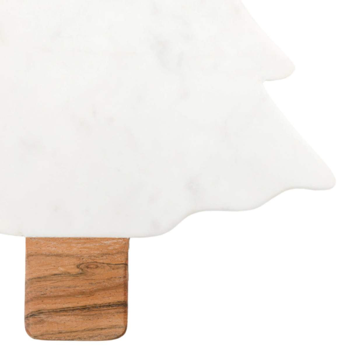Gallery Direct Christmas Tree Serving Platter Marble