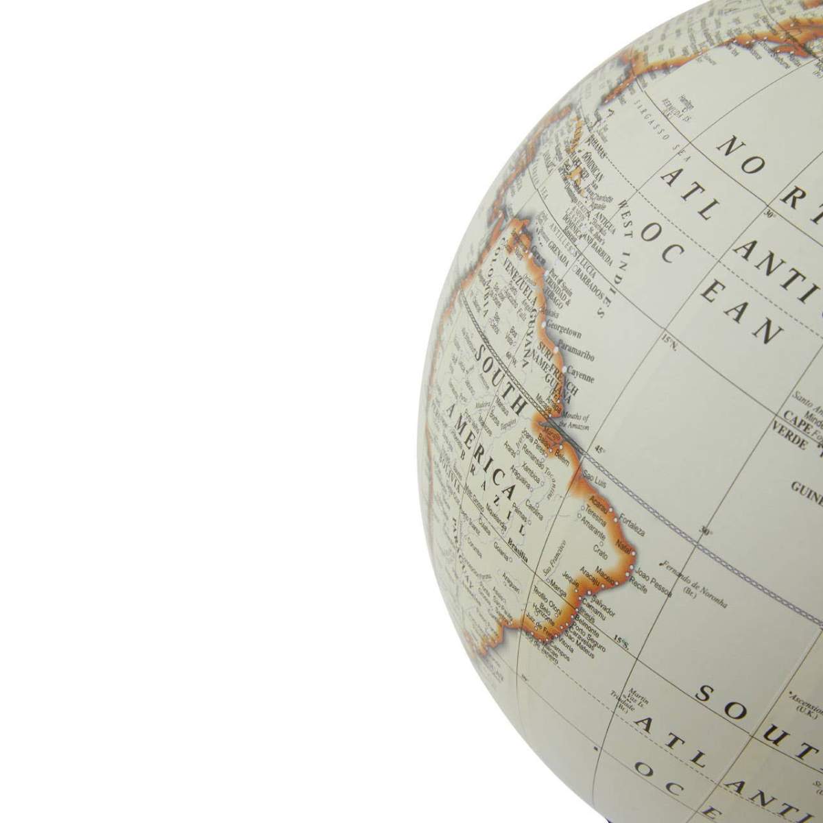 Beaumonde Home Churchill Black Frame Globe