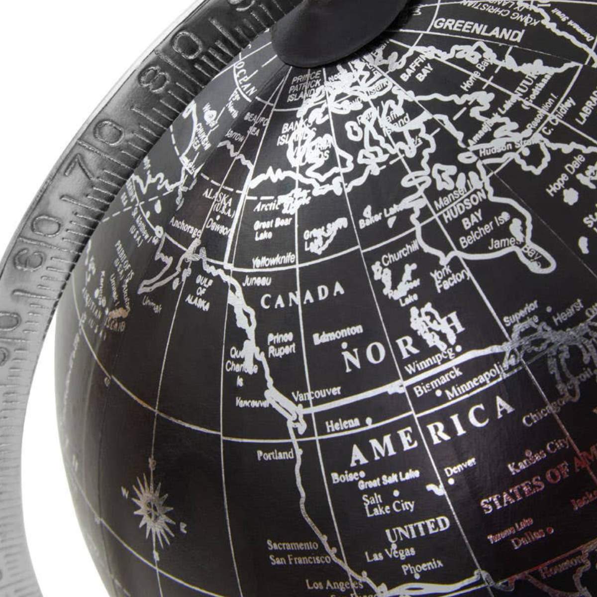 Beaumonde Home Churchill Black Globe